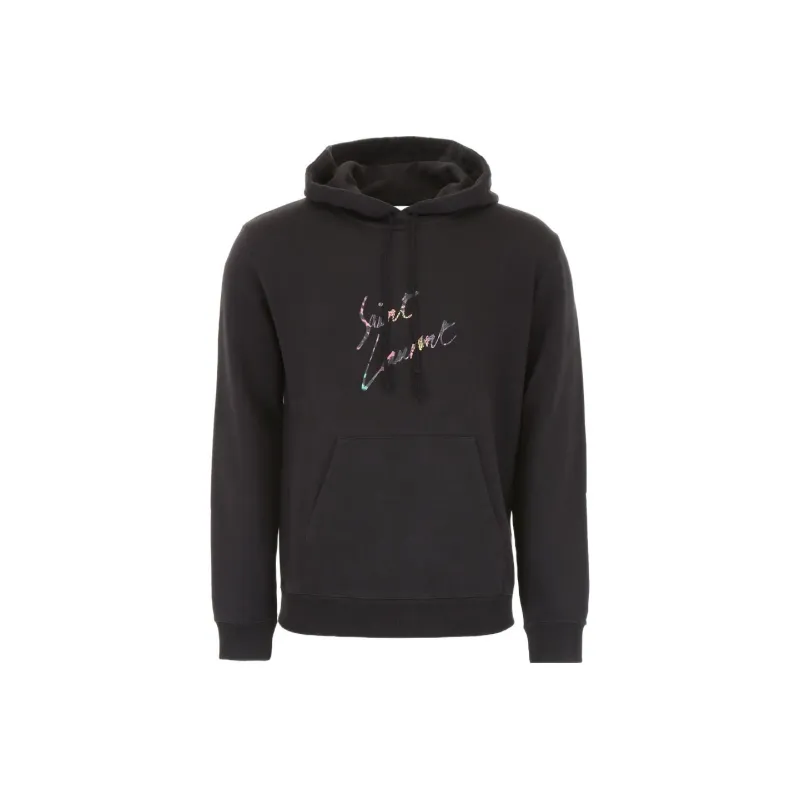 SAINT LAURENT SS23 Sweatshirt Men's Black-0