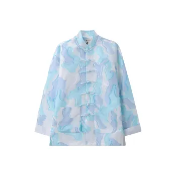 XUANSHENG Jackets Coats Men's Aqua Blue