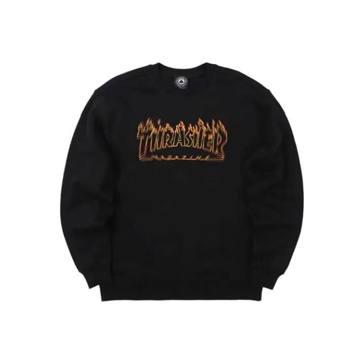 Thrasher Sweatshirt US Version Unisex Black-0