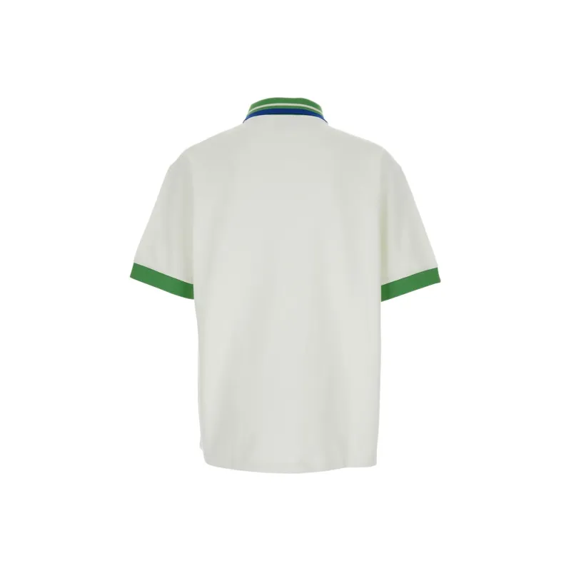 DROLE DE MONSIEUR Contrast collar Polo Shirt-1