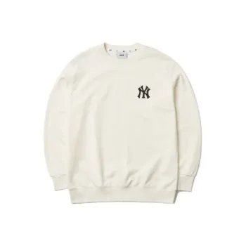 MLB Old Flower Sweatshirts Unisex White