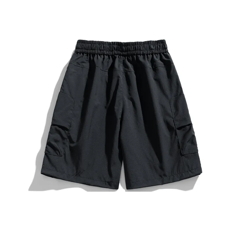 Warrior Huichao Riding The Wind Collection Cargo Shorts Unisex Purple-6