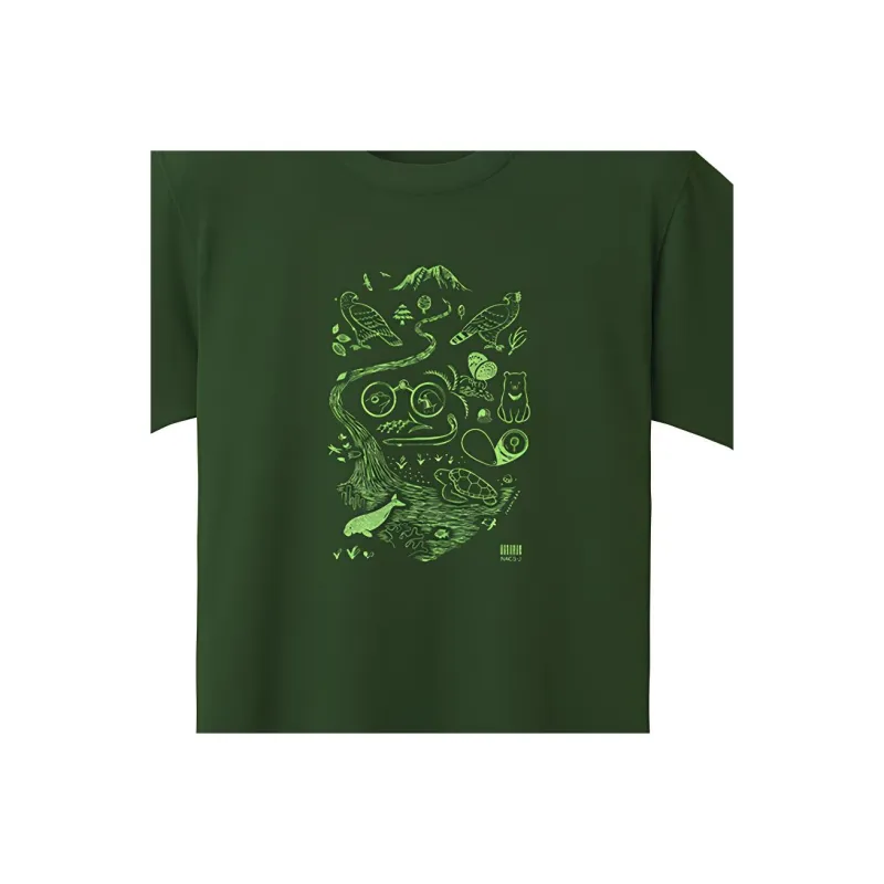 MONTBELL T Shirt Unisex Dark Green-2
