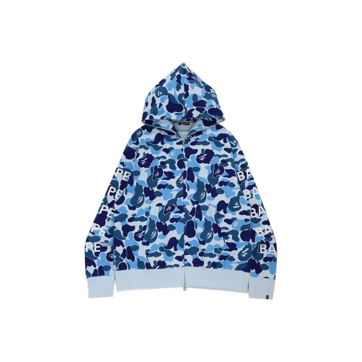 Bape Big Abc Camo Relaxed Fit Full Zip Hoodie-1