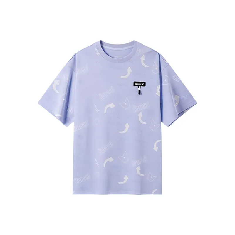 XTEP T Shirt Unisex Light Cloud Purple-0