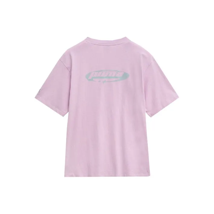 PUMA CRLT K T Shirts Unisex Pink-0
