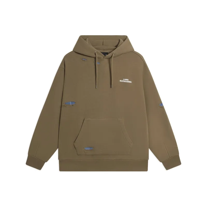 LiNing Skateboard Sweatshirt Unisex Fox Brown-0