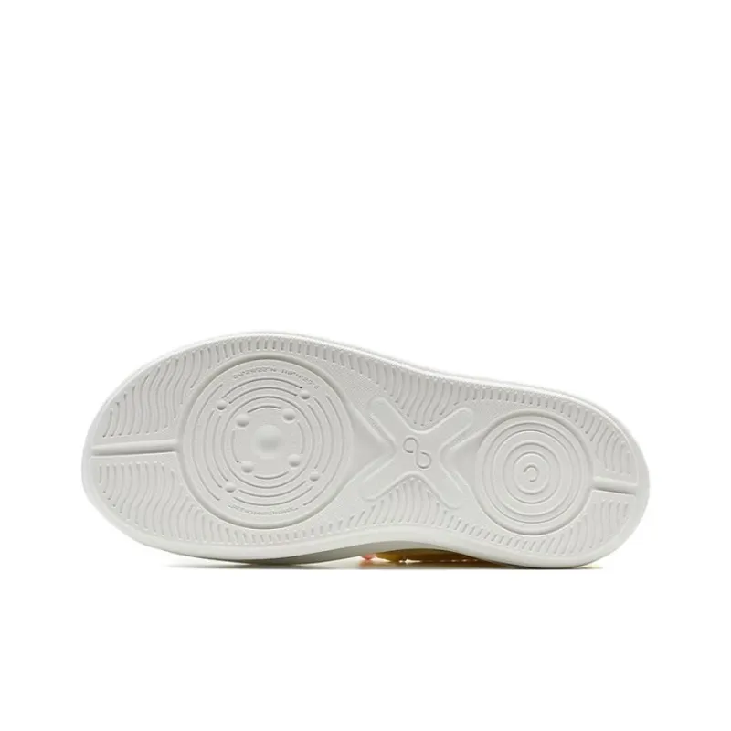 XTEP Boom Slip Resistant Coverage Low Top Skateboard Shoes Women's Yellow White-4