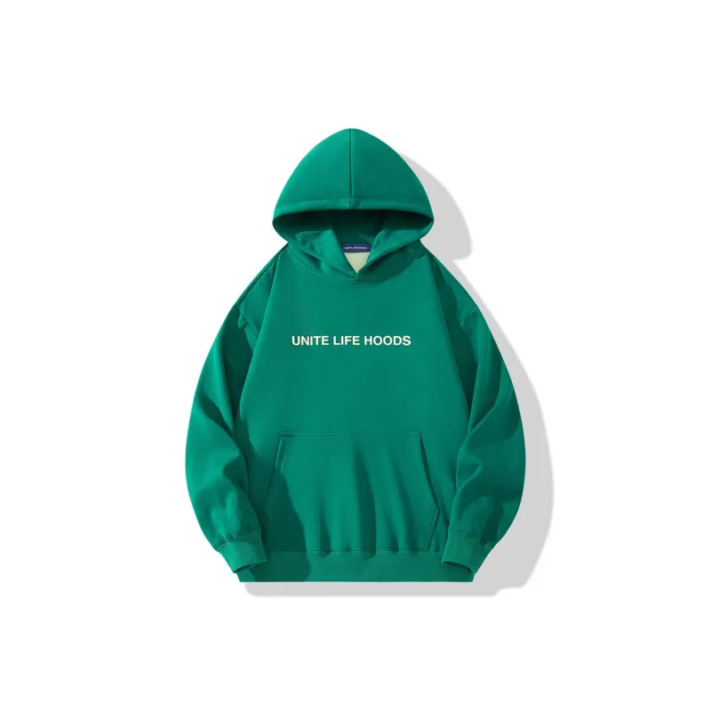 Unite Life HOODS Sweatshirt Unisex Black-11