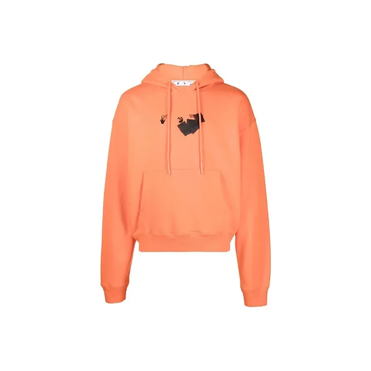 OFF WHITE FW21 Sweatshirts Men Orange-0
