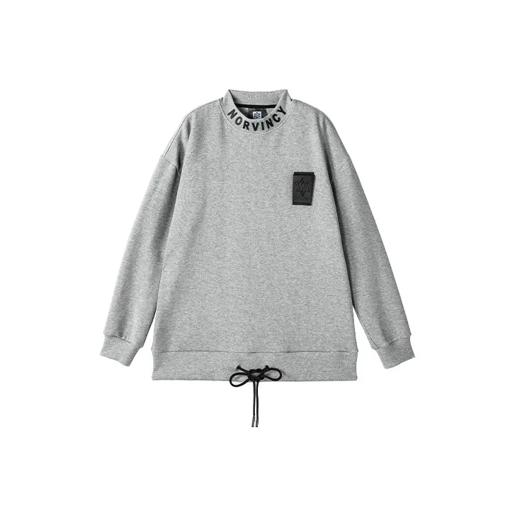 NORVINCY Trendy Without Hood Pullover Badge Sweatshirt Unisex-2