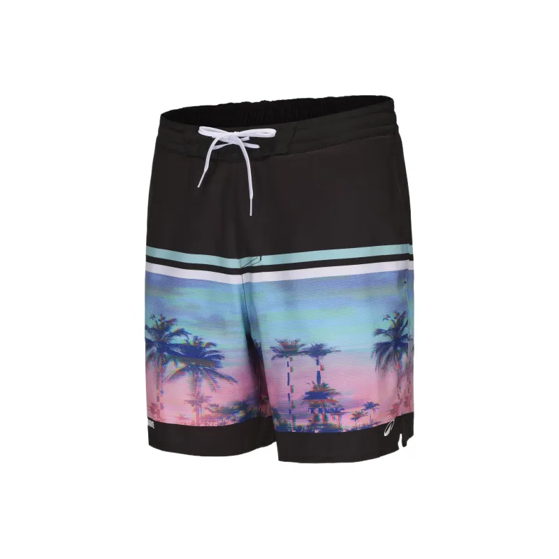 DECATHLON 100 Series Beach Shorts Men's Black-2