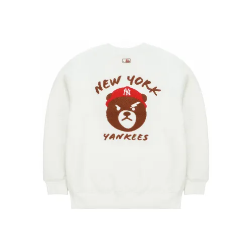 MLB New York Yankees Sweatshirts Unisex Ivory