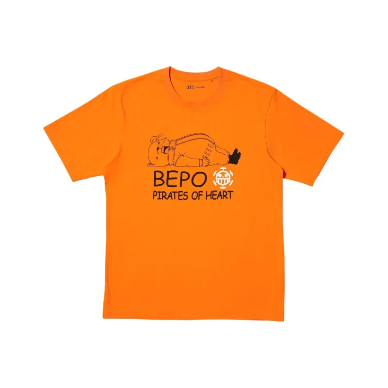 UNIQLO One Piece Collaboration Edition T Shirts Men Orange-0