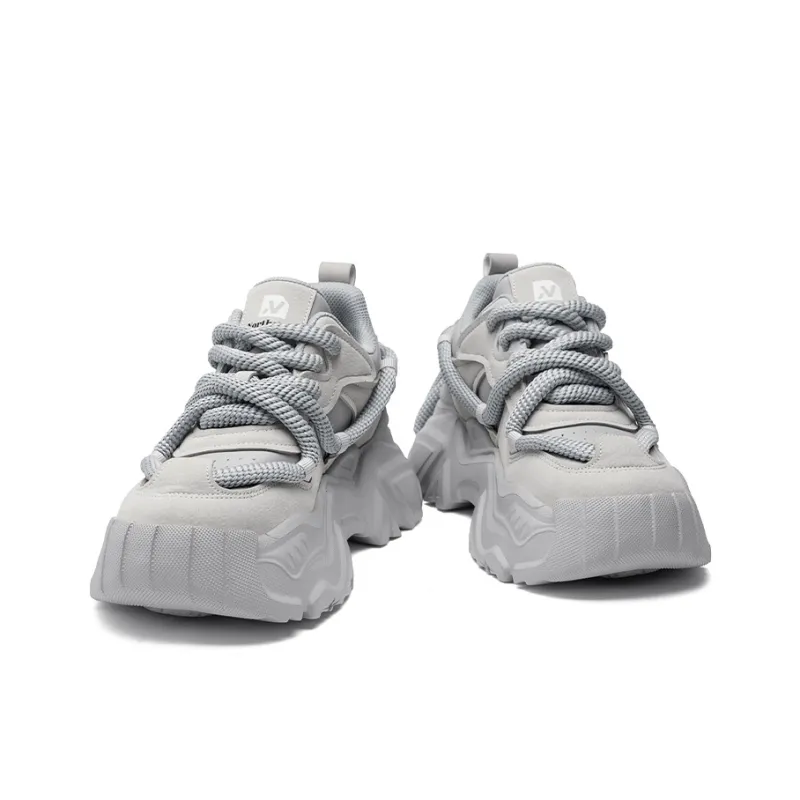 Frank Mully Low Top Chunky Sneakers Unisex Gray-4