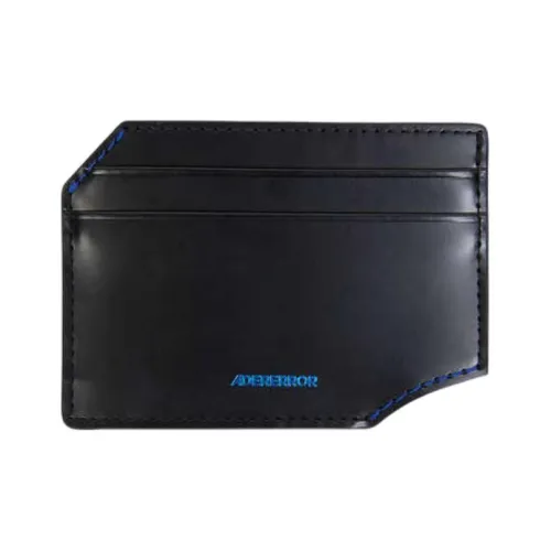 ADER ERROR Cow Leather Card Holder Men's Black