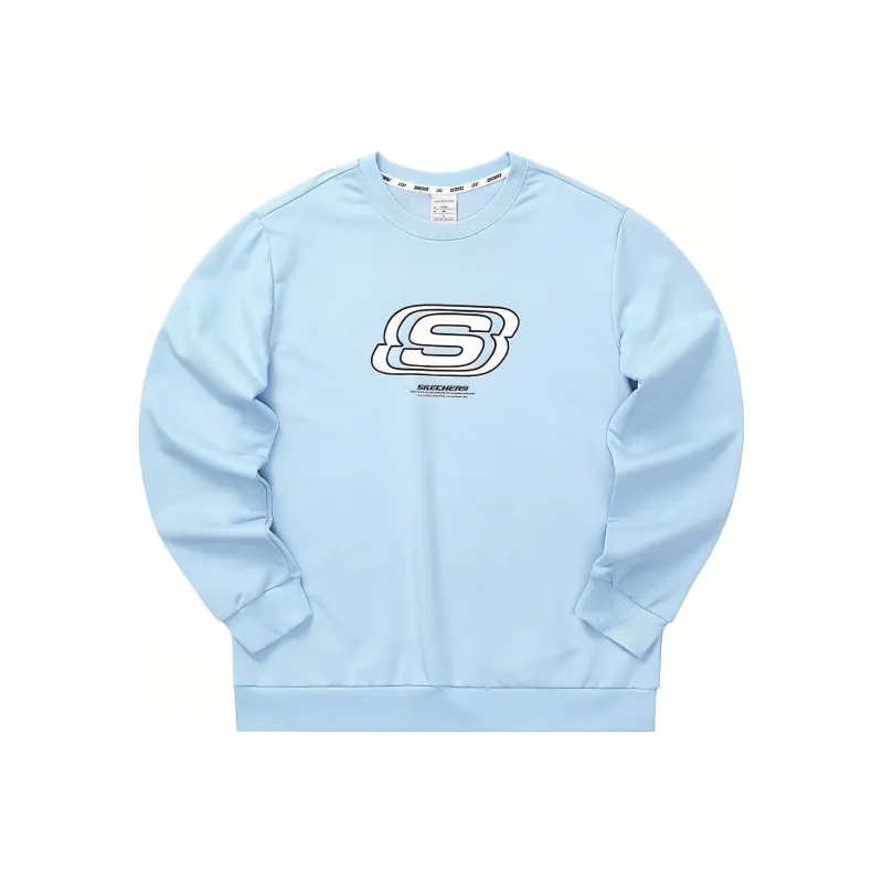 Skechers Colorful Sweatshirt Unisex Air Blue-0