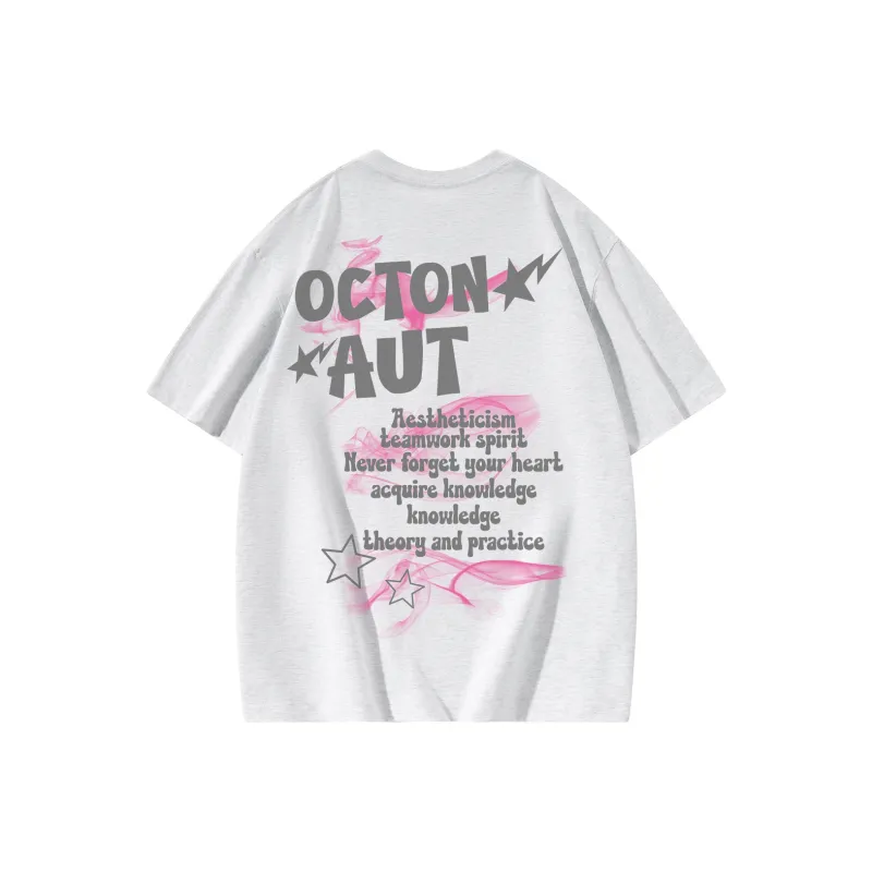 Small Columns Under The Sea T-Shirt Unisex White-6