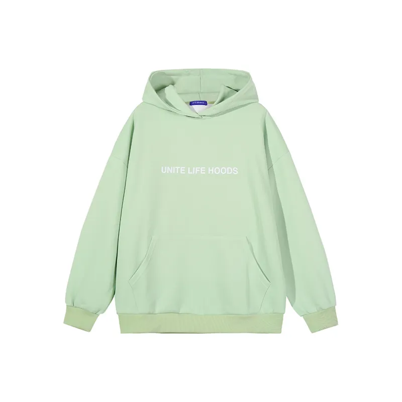 Unite Life HOODS Sweatshirt Unisex Black-8