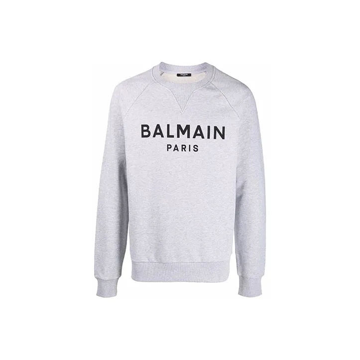 BALMAIN Sweatshirts Men Gray-0