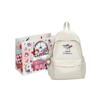 MOM'S HELPER Nylon Backpack Large Size Women's Multicolor
