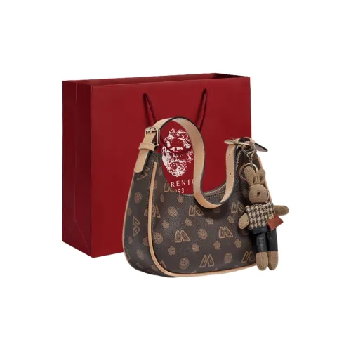 Old Man's Head PVC Crossbody Shoulder Bag Regular Women's Coffee