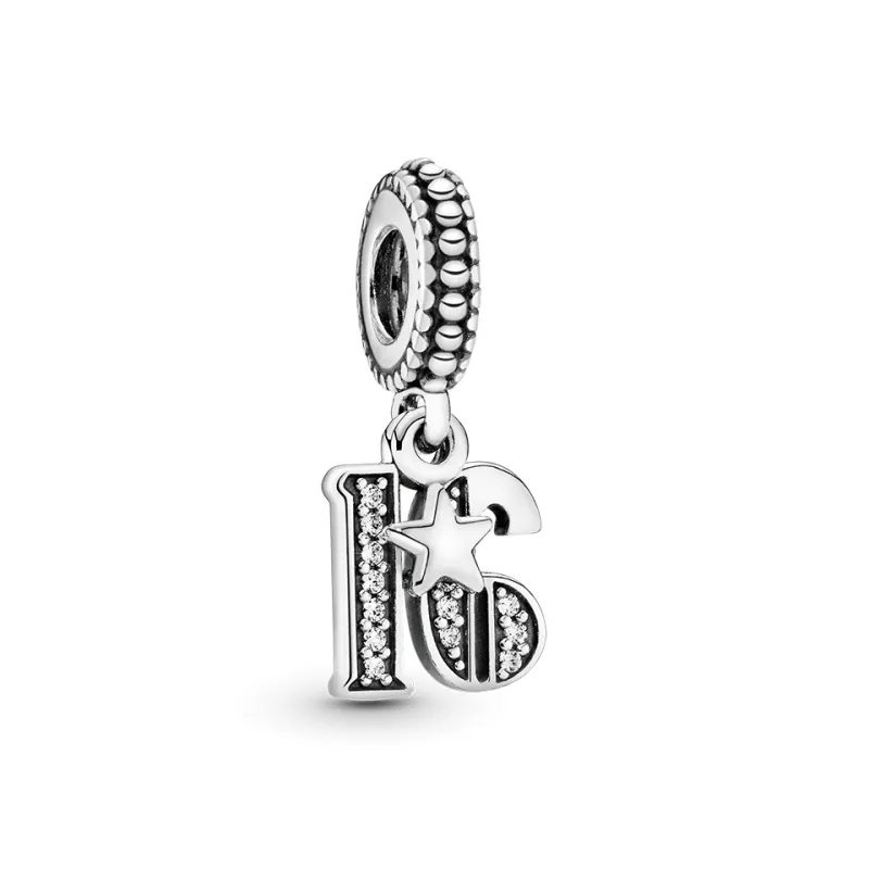 Pandora 925 Sterling Silver Charms / Pendants Unisex Silver-0