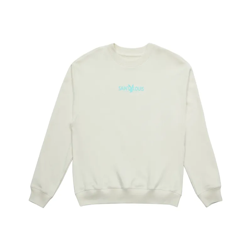 Playboy X SSSAINT LOUIS SSSAINT LOUIS X Playboy Co branded Series Sweatshirts Unisex Milkshake White-0