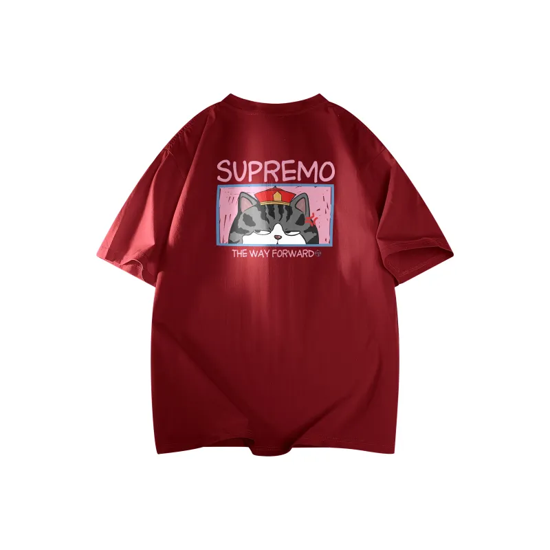 Supremo Cat T Shirts Unisex-8