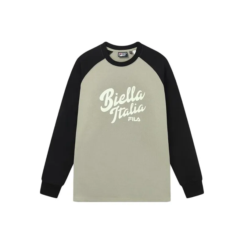 FILA Sweatshirt Unisex Light Sand Army Green-0