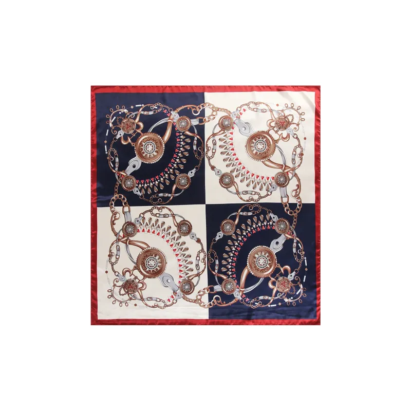 Shanghai Story 100% Polyester Silk Scarves Women's-32