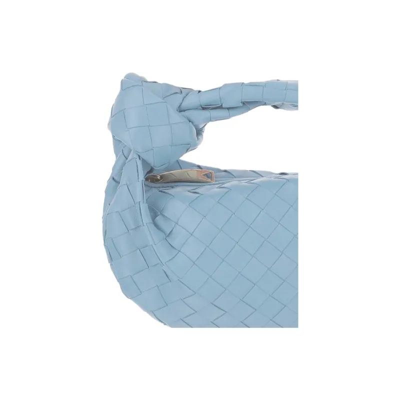 Bottega Veneta JODIE Lambskin Handbag Mini Women's Blue-2