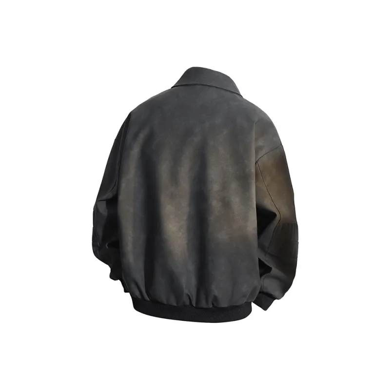 YOSICIL Leather Jacket Unisex Moss Green-3