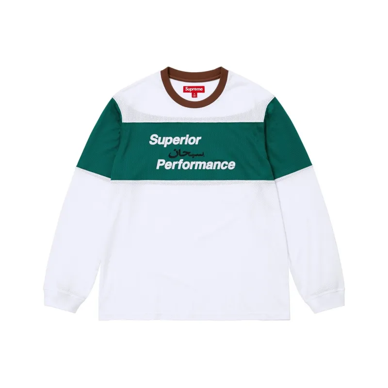 Supreme Arabic Mesh Long Sleeve Top-2