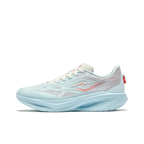 Erke Cushioning Rebound Low Top City Commute Running Shoes Men's Tranquil Blue Microcrystal White