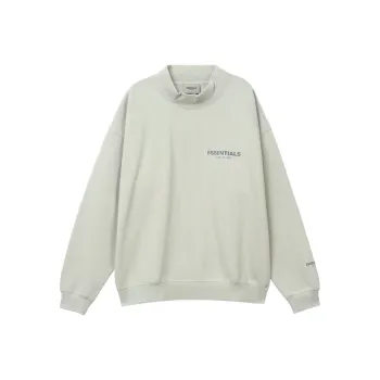 Fear Of God Essentials Ssense Exclusive Mock Neck Sweatshirt