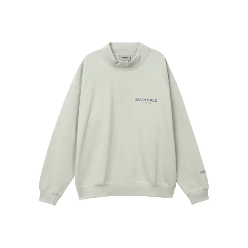 Fear Of God Essentials Ssense Exclusive Mock Neck Sweatshirt-0