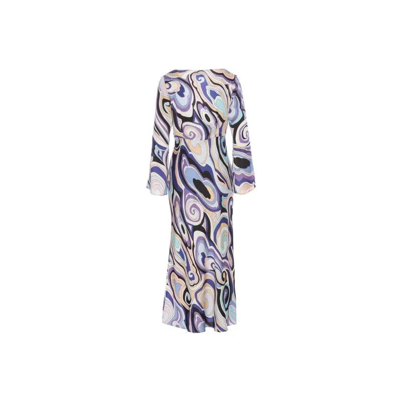 Rixo Vero Printed Belted Maxi Dress-1