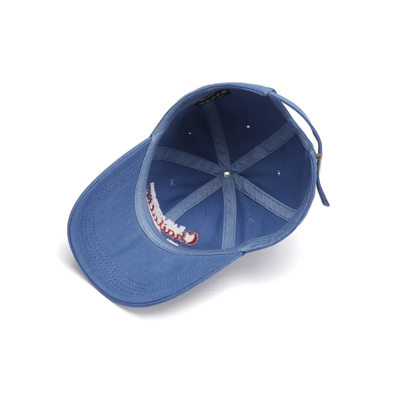 YOUWEI Cotton Breathable Versatile Fashion Soft Top Unisex Curved Brim Hat Unisex-3