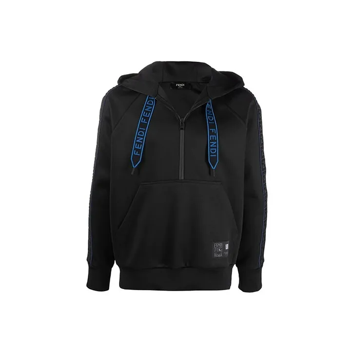 FENDI Sweatshirts Men Black-0
