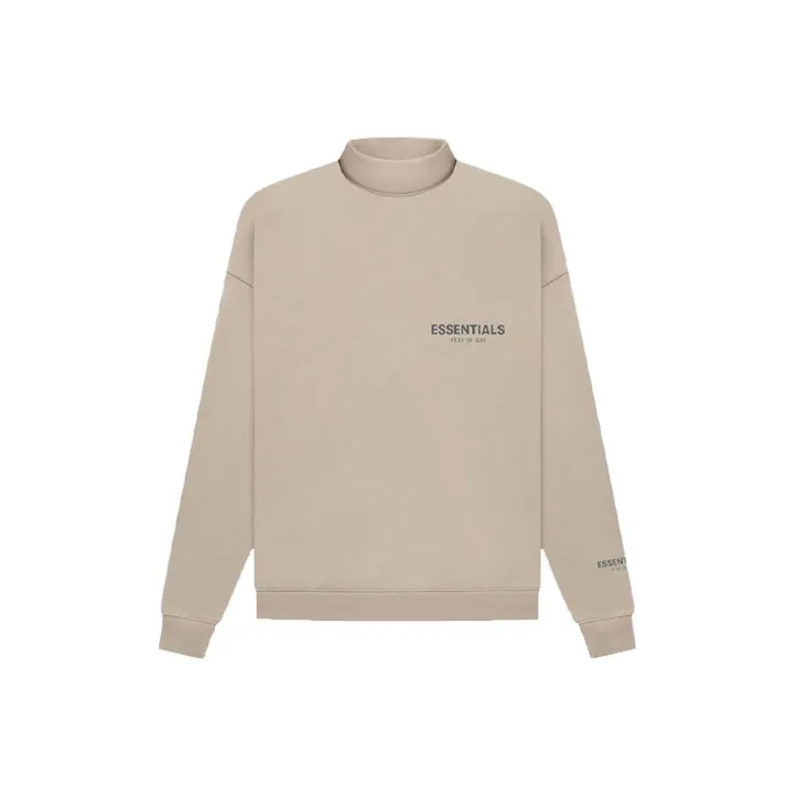 Fear Of God Essentials FW21 Sweatshirt Unisex Tan-0
