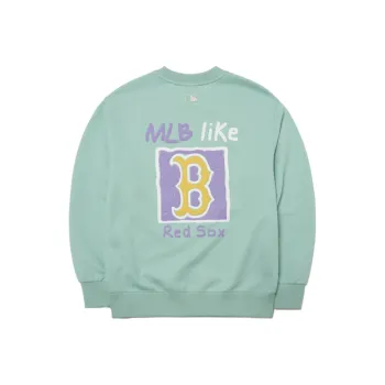 MLB Sweatshirts Unisex Mint Green