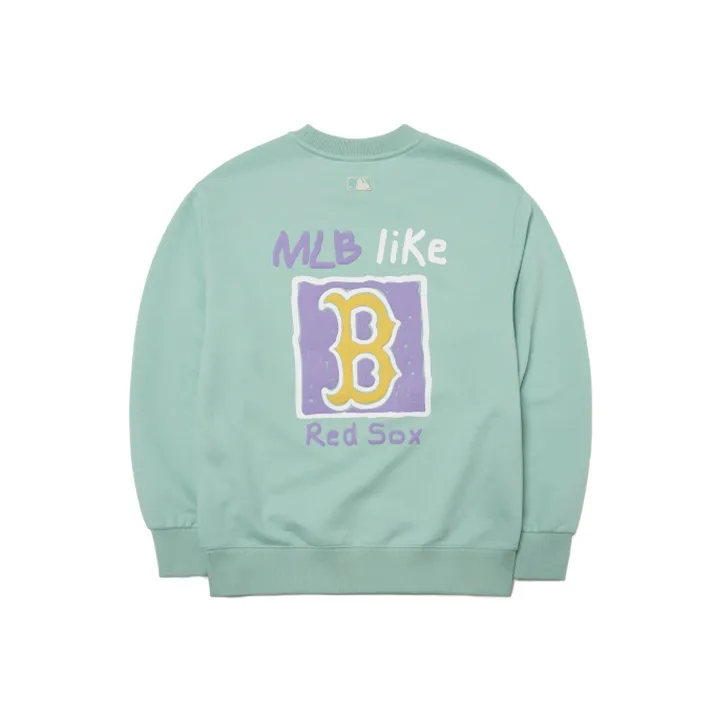 MLB Sweatshirts Unisex Mint Green-0