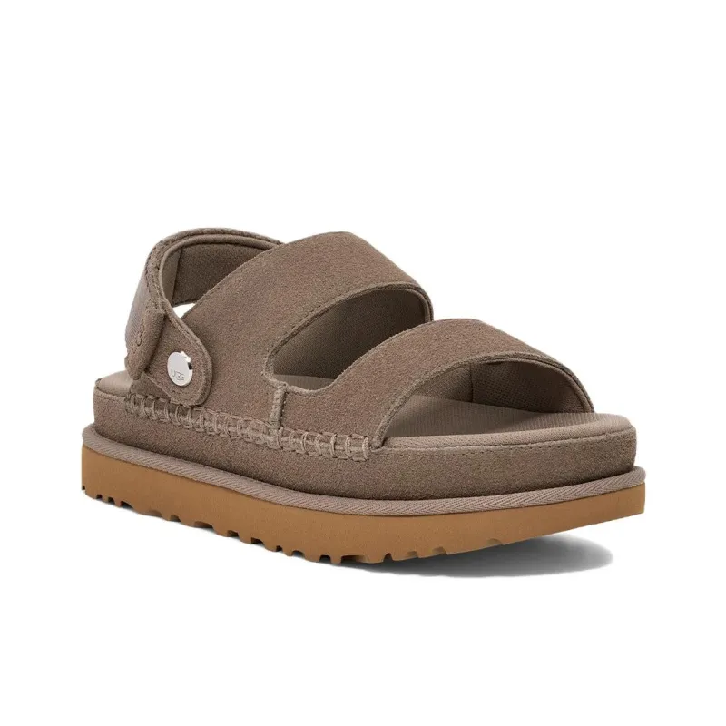 UGG One Strap Sandals Women's Brown Gray-2