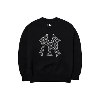 MLB Old Flower Sweatshirts Unisex Black