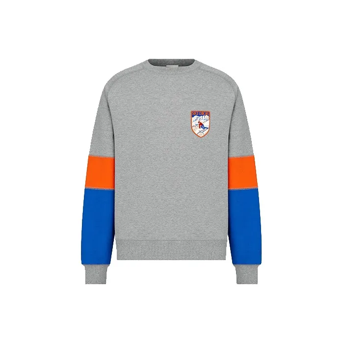 DIOR Quarterly New Products Sweatshirts Men Gray-0