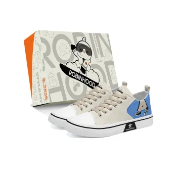 ROBINHOOD Wrapping Anti Slip Shock Absorbing And Wear Resistant Low Top Skateboard Shoes Men's