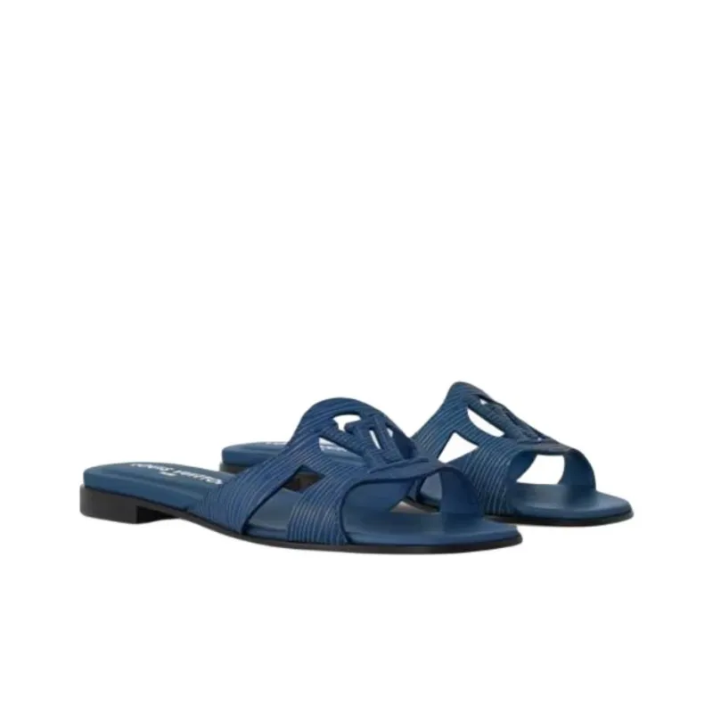 LOUIS VUITTON Isola Slip Resistant Slide Slippers Women's Navy Blue-2