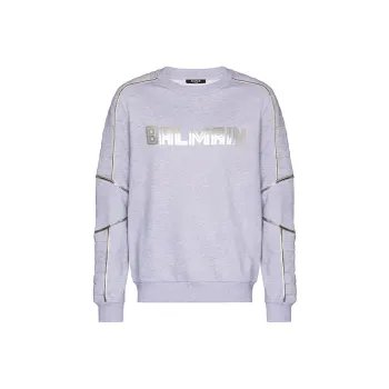 BALMAIN Crewneck With Embossed Logo