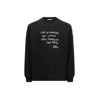 MONCLER GENIUS MONCLER GENIUS X Fujiwara Hiroshi FRGMT T Shirts Men Black